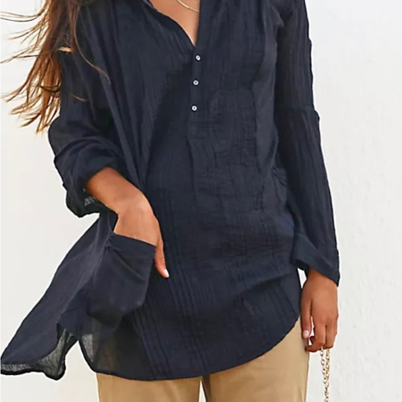 NWOT. Dove Grey Waverly Tunic-Free People - Picture 3 of 5